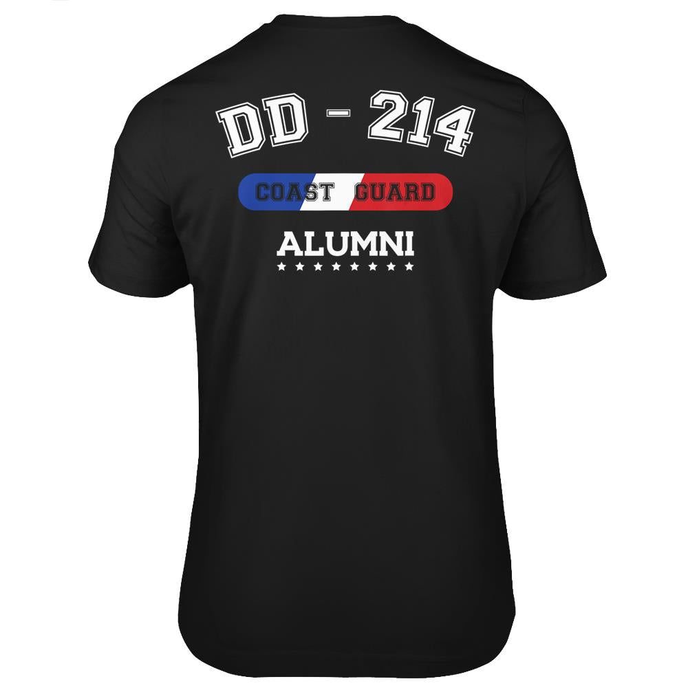 DD214 US Coast Guard Alumni Tee USCG Veteran Gift TShirt