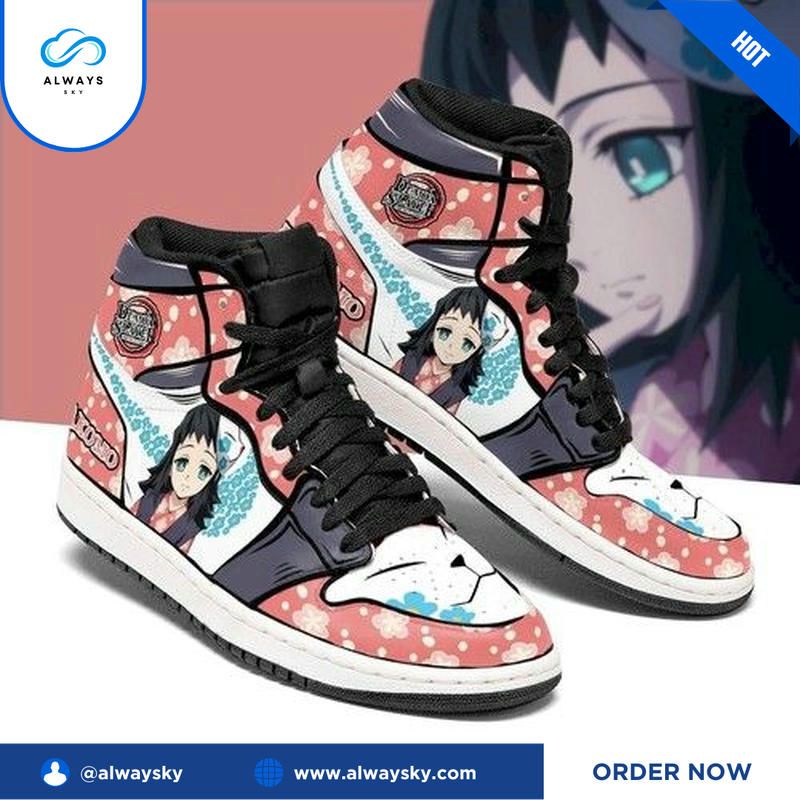 Makomo Demon Slayer Jd Sneakers Customized High-Top Jordan Shoes Air Jordan High Sneakers Sport Sneakers