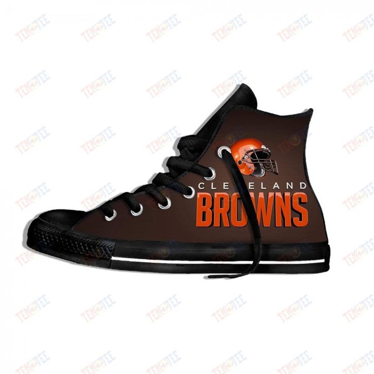 Mens Womens Cleveland Browns High Top Canvas Shoes Browns Sneakers Tennis Shoes 3D Printable Nice And Comfortable TMT254